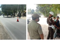 Gabungan TNI – POLRI dan Sat. Pol PP Gelar Operasi Gaktip dan Yustisi Di Kupang