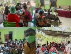 Menyelusuri Sungai, Puskesmas Manubelon Lakukan Vaksinasi Hingga ke Desa Terisolir