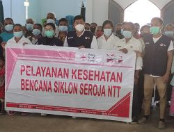 PMI NTT Bantu Warga Oesena, Jerry Manafe Ucapkan Terima Kasih