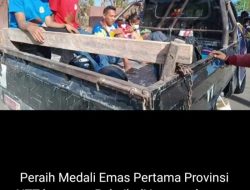 Miris! Peraih Medali Emas NTT PON XX Papua Dijemput Pakai Mobil Pick Up