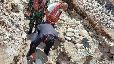 Wabub Kupang Letakan Batu Pertama Gedung BLKK Jemaat GMIT Maranata Tunbaun
