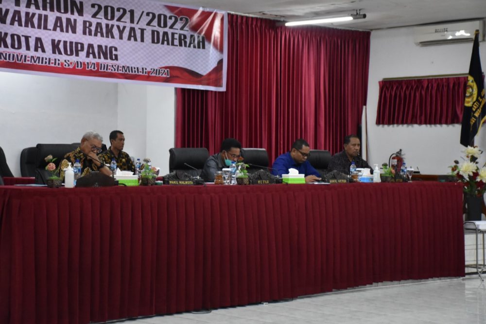 Foto.Delapan Fraksi DPRD Kota Kupang, Siap Bahas Rancangan KUA-PPAS Tahun Anggaran 2022.
