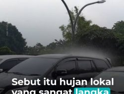 Viral Sebuah Mobil Diguyur Hujan Sendirian, Ini Penjelasan BMKG