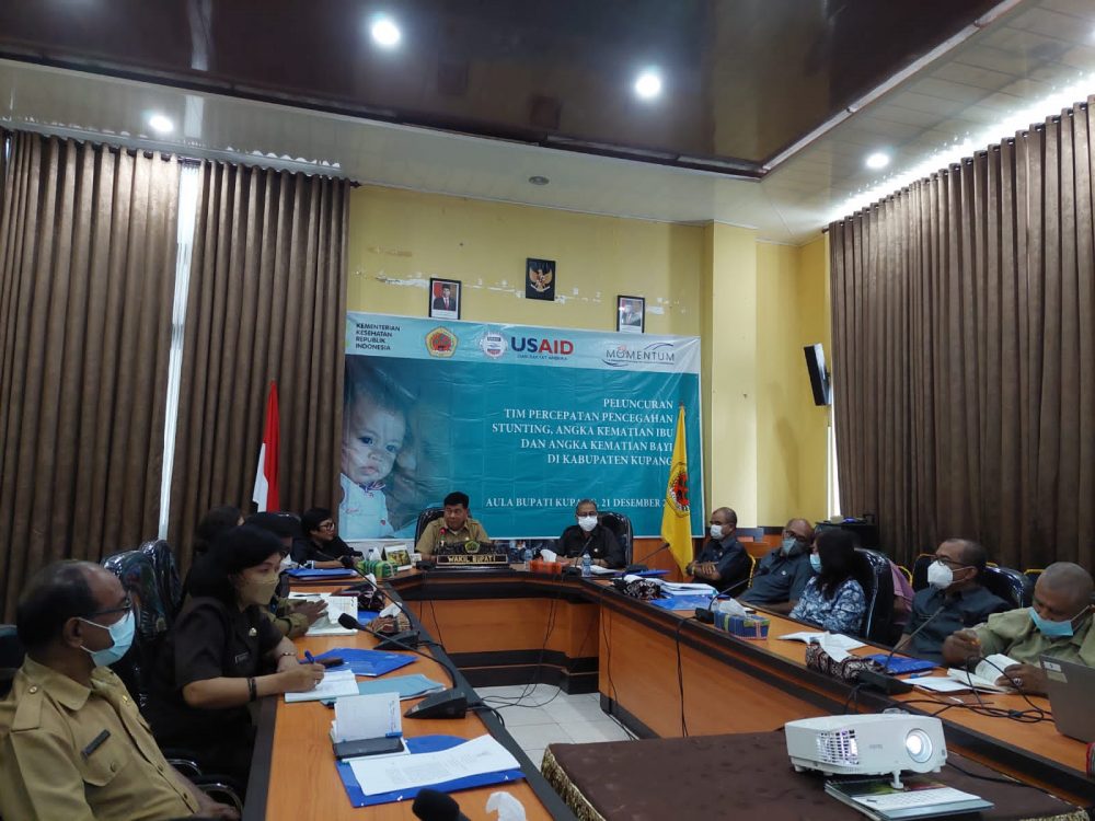 Foto. Pemerintah Kabupaten Kupang terus berupaya lakukan pencegahan Stunting, angka kematian ibu dan bayi.