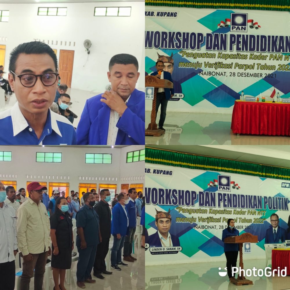 Foto. DPD PAN Kabupaten Kupang gelar Workshop dan Pendidikan Politik.