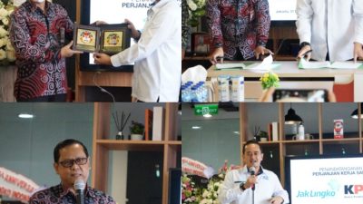 Foto. KPK dan Jaklingko jalin kerja sama dalam Upaya Penguatan Pemberantasan Korupsi di Indonesia.