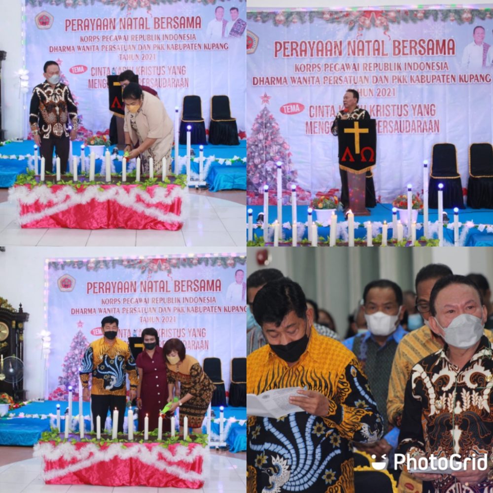 Foto. Perayaan Natal Besama Lingkup ASN Kabupaten Kupang.