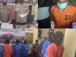 Gelar Konferensi Pers Polres Kupang Ungkap Tiga Kasus