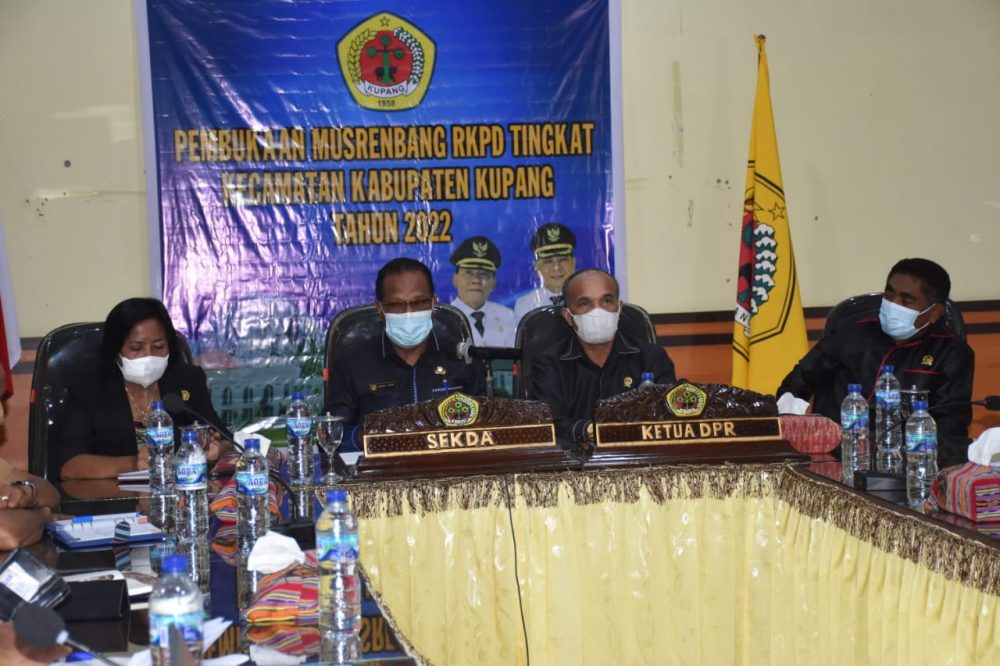 Foto. Pembukaan Musrenbang RKPD  Kabupaten Kupang Tahun 2022  Tingkat Kecamatan.