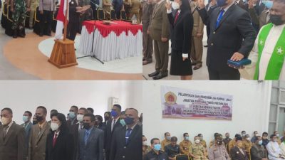 Foto. Bupati Kupang Korinus Masneno Lantik, 1 Pejabat Pimpinan Tinggi Pratama dan 50 Pejabat Administrator.
