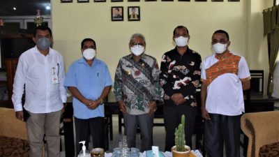 Temui Pemimpin Agama, Wawali Minta Dukungan Penanganan Covid dan Stunting di Kota Kupang