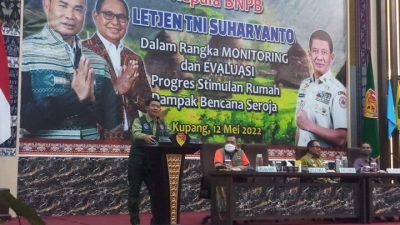 Kepala BNPB RI, Apresiasi Walikota Kupang dan Bupati Ende dalam Proses Penyaluran Stimulan Seroja
