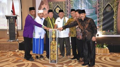 Foto. Wakil Wali Kota Kupang, dr. Hermanus Man membuka kegiatan Musabaqah Tilawatil Qur'an (MTQ) Ke 29 Tingkat Kota Kupang Tahun 2022.