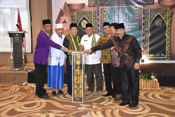 Foto. Wakil Wali Kota Kupang, dr. Hermanus Man membuka kegiatan Musabaqah Tilawatil Qur'an (MTQ) Ke 29 Tingkat Kota Kupang Tahun 2022.