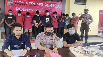 Polres Kupang Tetapkan 10 Tersangka Kasus Pengeroyokan di Kotabes