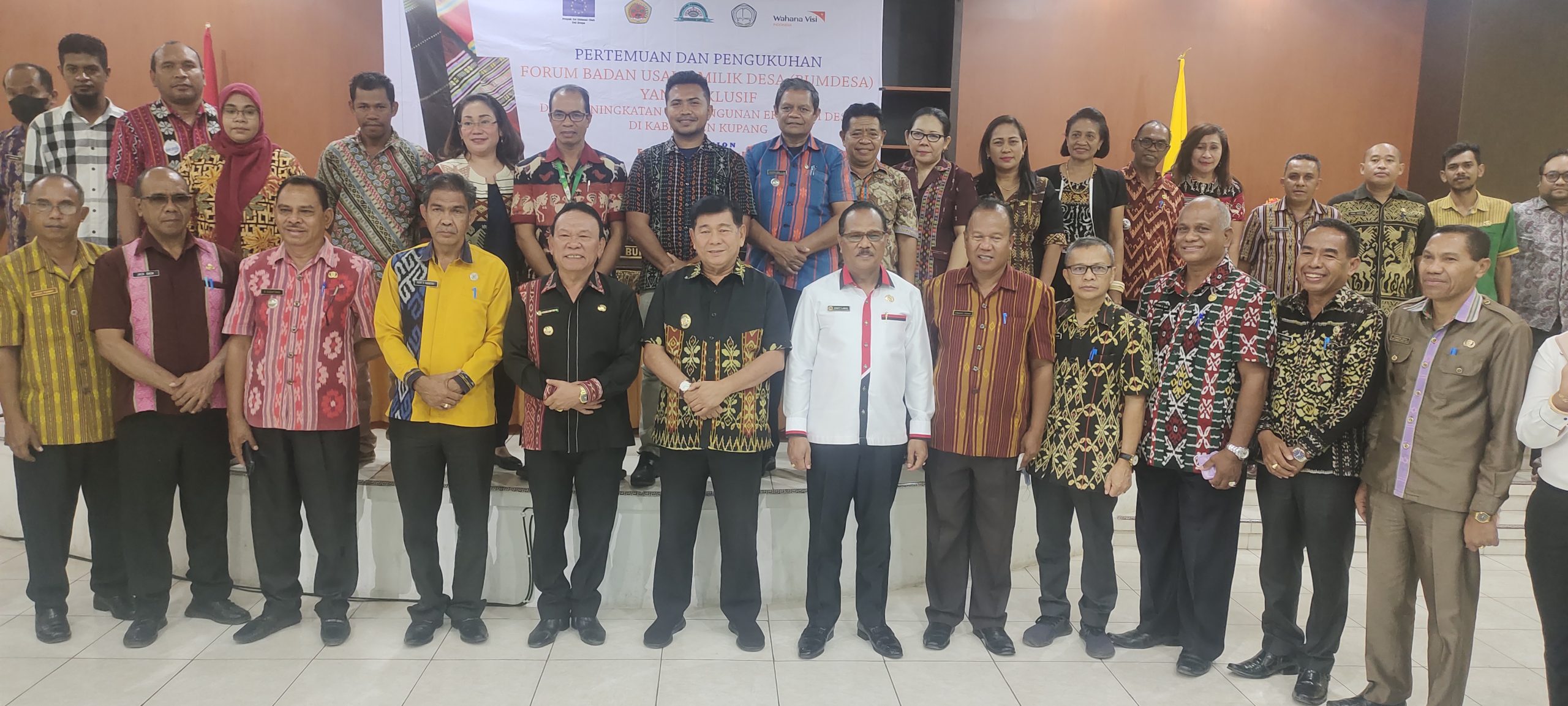Foto. Pengukuhan Forum Pengurus Bumdes Tingkat  Kabupaten Kupang.
