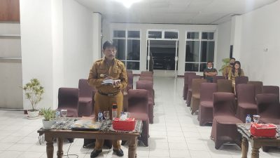 Foto. Penjabat Wali Kota Kupang, George M. Hadjoh, saat mengelar tatap muka bersama para wartawan dari berbagai media yang ada di Kota Kupang.