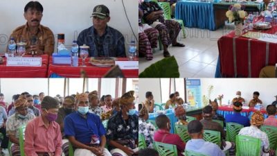 Foto. Di depan penjabat Wali Kota Kupang, Warga Kelurahan Fatukoa sampaikan keluhan adanya oknum warga luar yang sering buang sampah di wilayah Kelurahan Fatukoa dan jalur 40.