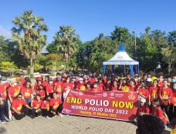 Sambut Hari Polio Sedunia,  Rotary Club of Kupang Gelar Fun Walk