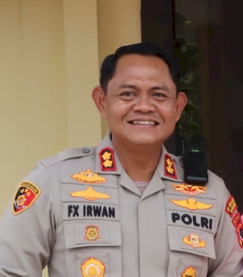 Foto. Kapolres Kupang AKBP FX Irwan Arianto, S.I.K., M.H, mengapresiasi pelaksanaan Kampanye  Pilkades Serentak tahun 2022 di Kabupaten  Kupang yang berlangsung aman terkendali.