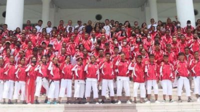 Foto. Pemerintah Kabupaten Kupang mengirimkan 244 atlet untuk mengikuti 13 cabang olahraga pada pergelaran Pekan Olahraga Provinsi (Porprov) Nusa Tenggara Timur VIII tahun 2022.