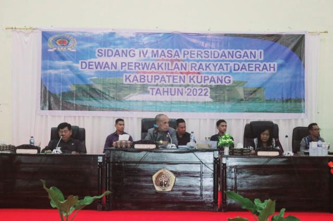Ketua DPRD Kabupaten Kupang Resmi Buka Sidang Pembahasan Anggaran Induk 2023.