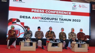 Komisi Pemberantasan Korupsi (KPK) melakukan peluncuran Desa Antikorupsi tahun 2022 dengan tema ‘Berawal dari Desa Kita Wujudkan Indonesia Bebas dari Korupsi’.
