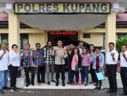 Peduli Kaum Difabel, Kapolres Kupang Siap Dukung LSM Garamin