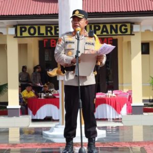 Kapolres Kupang Pastikan Personil Siap Amankan Nataru 2022/2023