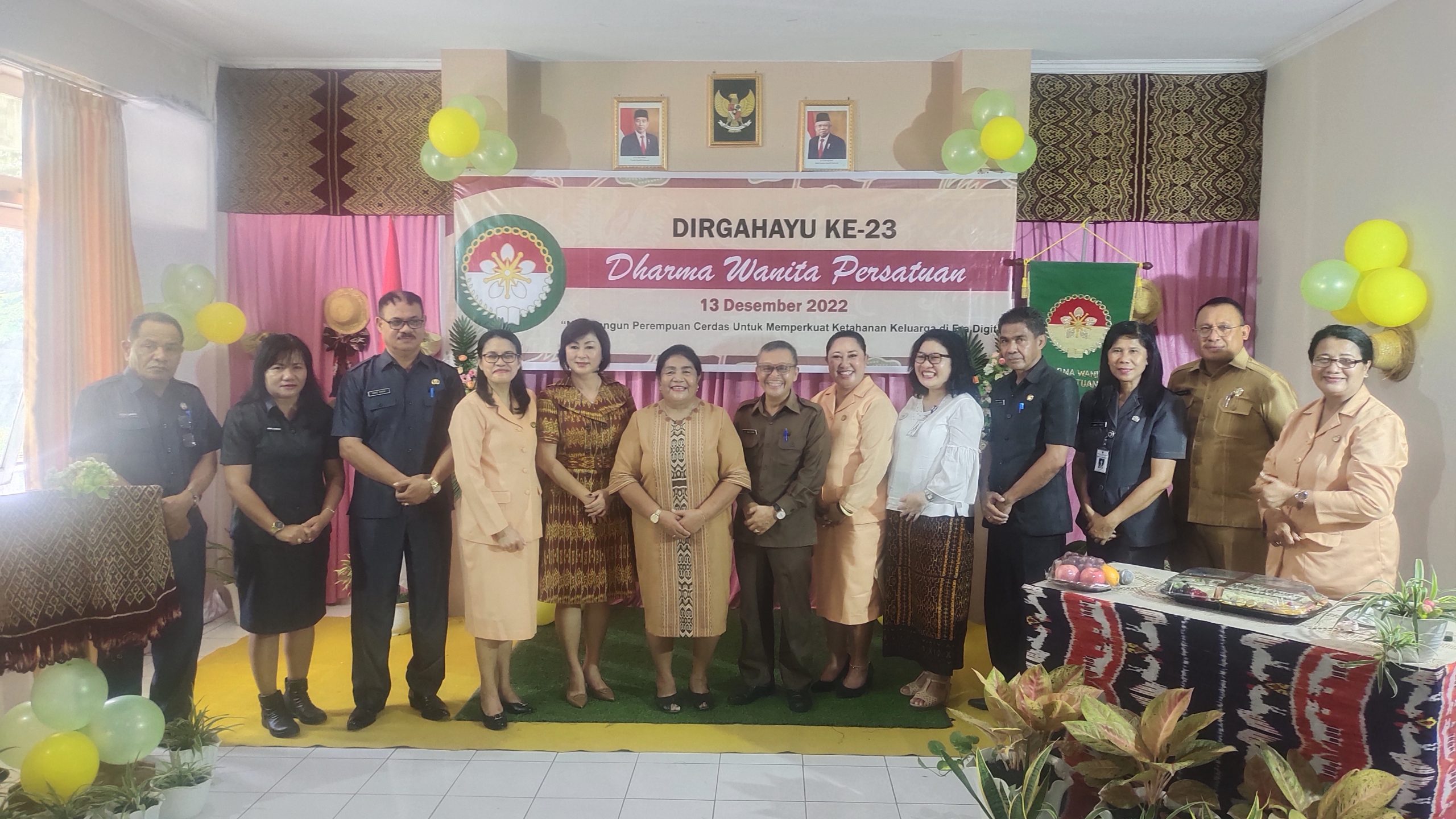 Dharma Wanita Persatuan Kabupaten Kupang Rayakan HUT ke-23.