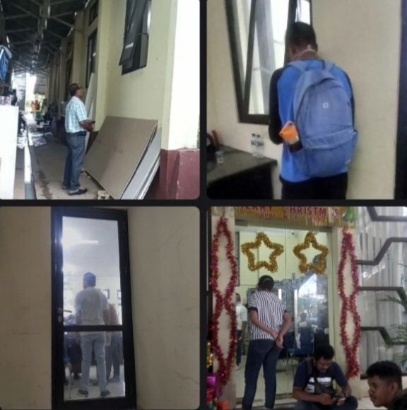 Pelayanan Kantor Badan Keuangan Daerah (BKAD) Kota Kupang dilakukan lewat pintu belakang dan jendela, hanya kepada segelintir orang (terkesan diskriminatif dan kolutif, red) ibarat tayangan aksi para pencuri yang sedang melakukan aksi mencuri. 