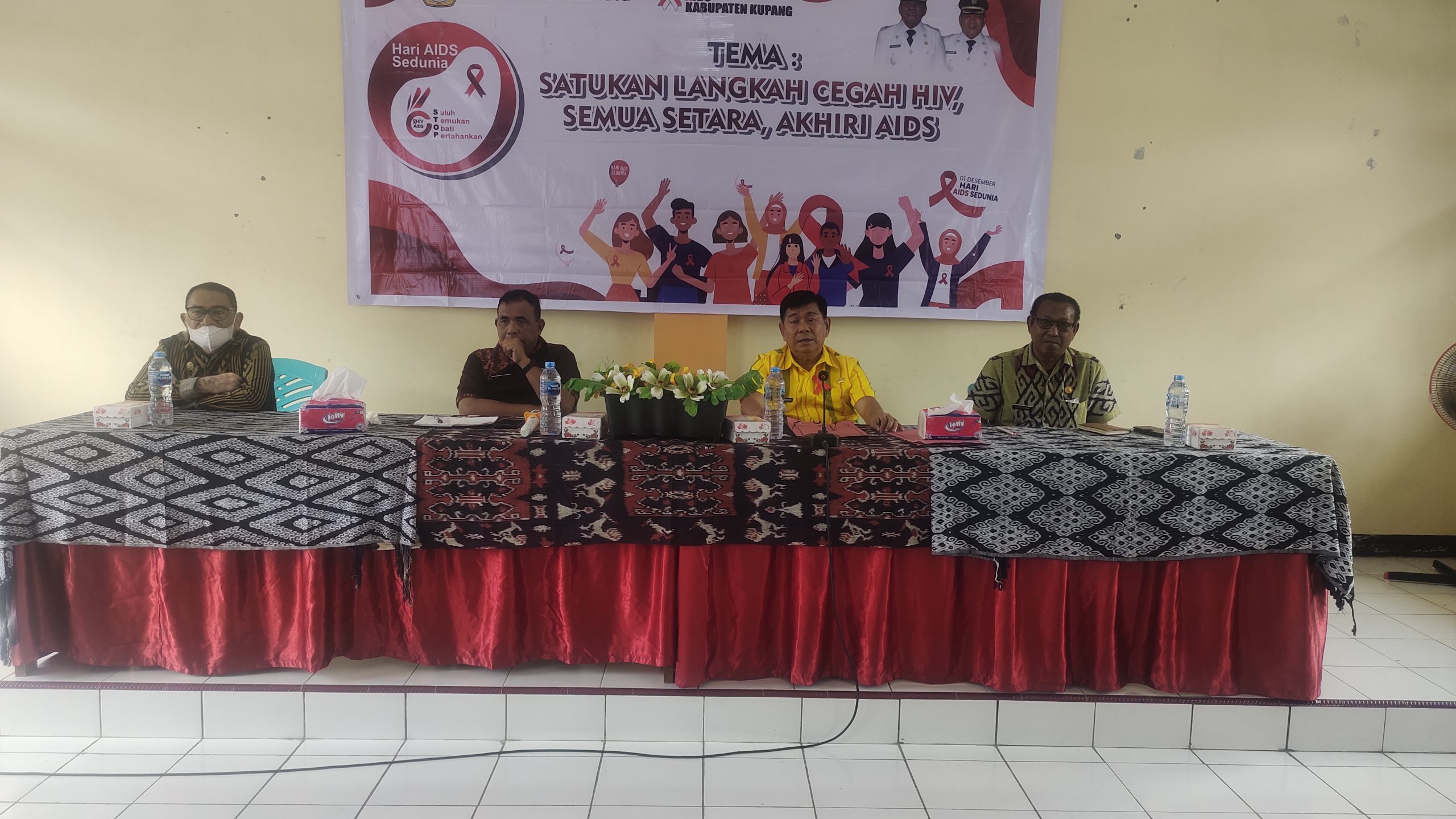 Foto. Jumlah penderita HIV/AIDS di Kabupaten Kupang terus mengalami peningkatan di setiap tahunnya dalam kurun waktu 2021 sampai 2022 terdapat 350 orang penderita.