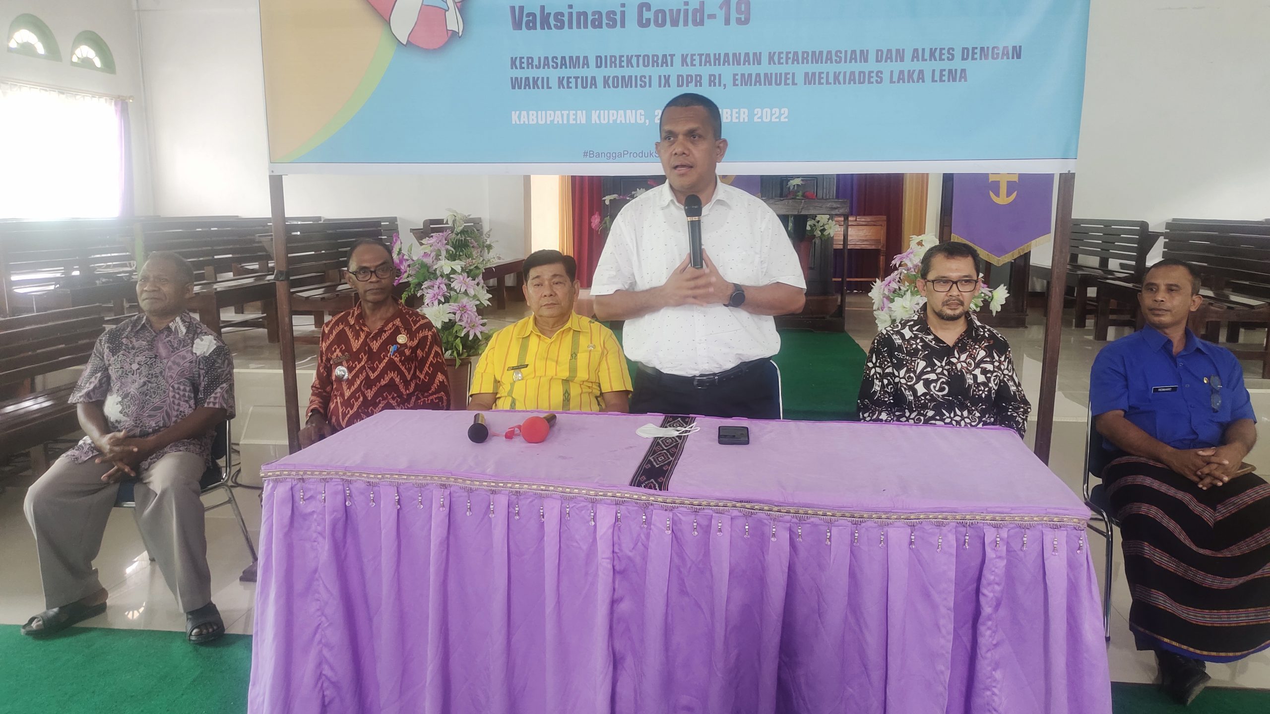 Foto. Wakil Ketua Komisi IX DPR RI Emanuel Melkiades Laka Lena, mengaku prihatin dengan kondisi RSUD Naibonat  Kabupaten Kupang -NTT yang menurutnya perlu perhatian serius.