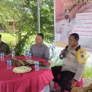 Antisipasi Cuaca Ekstrim Polres Kupang Gelar Jumat Curhat