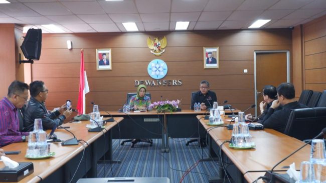 Foto. Dewan Pimpinan Pusat Partai Demokrasi Indonesia Perjuangan (PDIP) melakukan konsultasi dengan Dewan Pers di Gedung Dewan Pers Jakarta. 