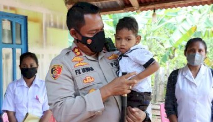 Foto. Kapolres Kupang, AKBP FX. Irwan Arianto, S.I.K., M.H, Bertekad Bantu Pemerintah Daerah Tekan Angka Stunting.
