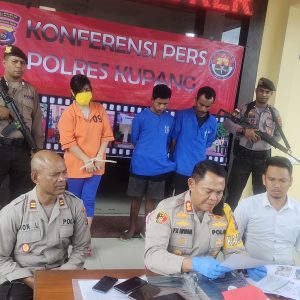Polres Kupang Beberkan 3 Kasus, Kini 3 Pelaku Ditahan Polisi