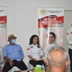 Gelar Sosialisasi 4 Pilar Kebangsaan, Senator DPD-RI Hilda Manafe Ajak Kaum Milenial Jaga Kebhinekaan