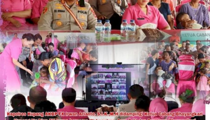 Polres Kupang Gendeng Yayasan Kemala Bhayangkari NTT Cegah Stunting pada Anak
