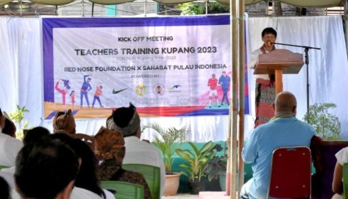 Foto. Penjabat Wali Kota Sambut Baik Edu Sport Warrior 2023 di Kota Kupang.