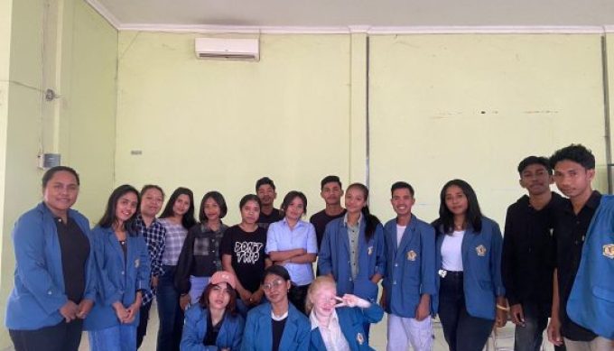 Foto. 10 Mahasiswa Fisip Unwira Kupang Gelar Sosialisasi Antar Mahasiswa.