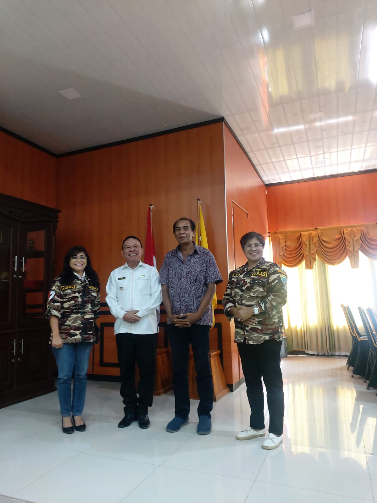 Foto. Sukseskan Musda ke- X FKPPI NTT Temui Bupati Kupang.