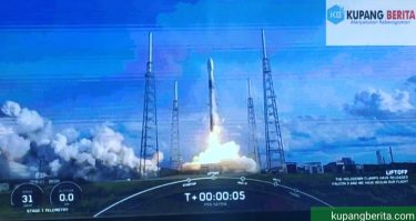 Foto. Sukses Diluncurkan Satelit SATRIA-1, di 11 Stasiun Bumi, Pemerintah Kabupaten Kupang Ikut Nobar.