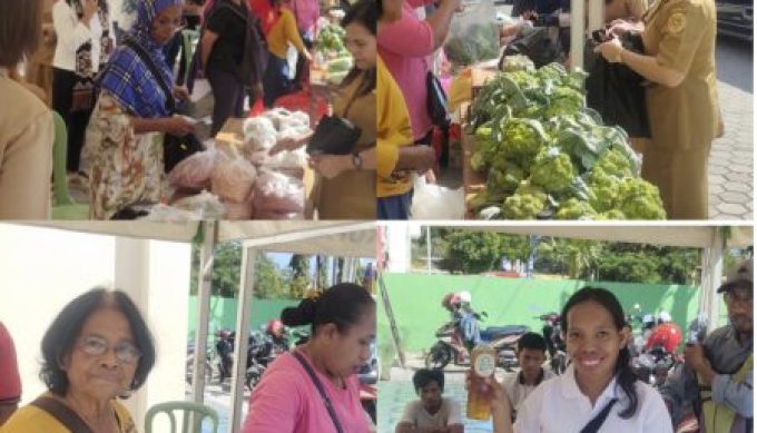 ASN Kota Kupang Serbu Gerakan Pangan Murah di Masjid Raya Nurussa’addah Fontein