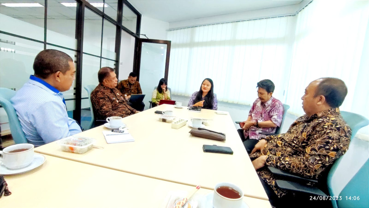 Foto. Pj Wali Kota Kupang, Fahrensy P. Funay, Lakukan Koordinasi Terkait Pengembalian Jabatan Pratama dan Administrator di BKN.