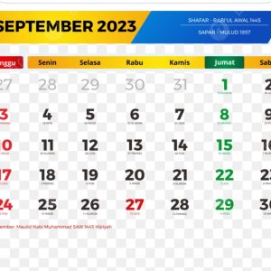 Kabar Menarik Bulan September 2023: Ada 4 Tanggal Merah, Manfaatkan Hari Libur Anda