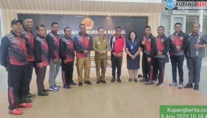 Foto. Hari Ini Berangkat, PSK Kabupaten Kupang Target Masuk Semi Final ETMC XXXII 2023.