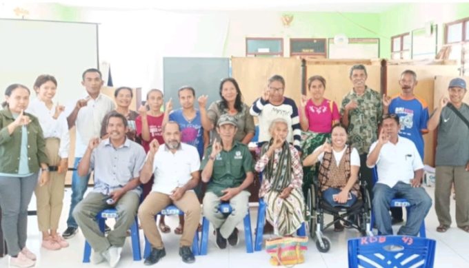 Foto. Luar Biasa! Desa di Kupang, NTT, Gelar Musrenbang Tematik Bagi Difabel.