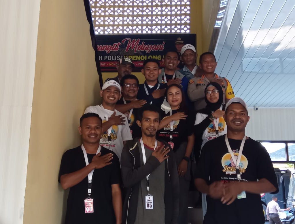 Foto. Relawan Teman Jeriko Minta Polisi Proses Kasus Pencemaran Nama Baik yang Dilakukan Welly Dimoe Djami.