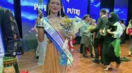 Foto. Menuju Internasional, Agnes Bessie Raih Runner Up  6 di Ajang Putri Kebudayaan Nusantara 2023.